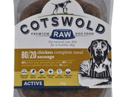 Cotswolds Adult Working Chicken Sausage Active 1kg Online