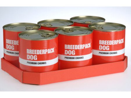 Breederpack Dog Premium Chunks Dog Food 6 x 800g Sale