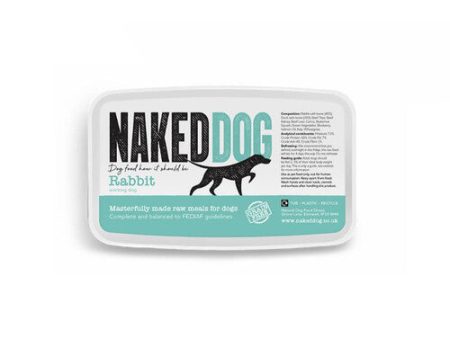 Naked Dog Adult Working Original Rabbit Frozen Dog Food - 2 x 500g Online now