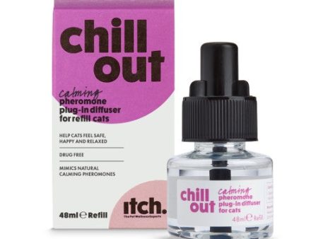 Itch Chill Out  Calming Pheromone 30 Day Refill for Cats 48ml Fashion