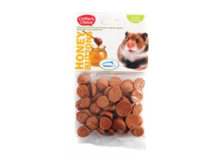 Happy Pet Critters Choice Small Animal Honey Buttons Treat 40g Discount