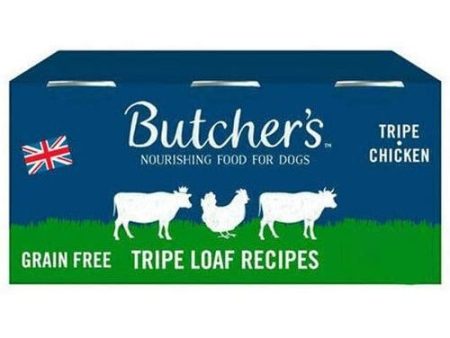 Butchers Grain Free Tripe and Chicken Mix Adult Wet Dog Food 12 x 400g For Discount