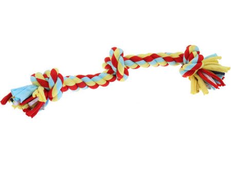 Happy Pet Twist-Tee 3 Knot Tugger Dog Toy 36cm Sale