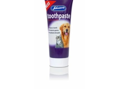 Johnsons Triple Action Toothpaste for Dogs and Cats 50g on Sale