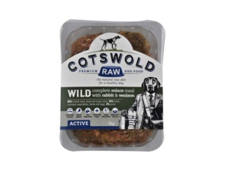 Cotswolds Adult Working Rabbit & Venison Mince Active 1kg Sale