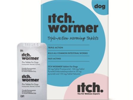 Itch Wormer Tablets for Dogs (3-20kg) 2 pack For Cheap