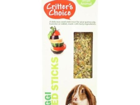 Happy Pet Critters Choice Small Animal Veggie Seed Sticks Treat 2 Pack Discount