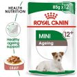 Royal Canin Wet Dog Food Mini Ageing Pouch Gravy 12 x 85g Discount