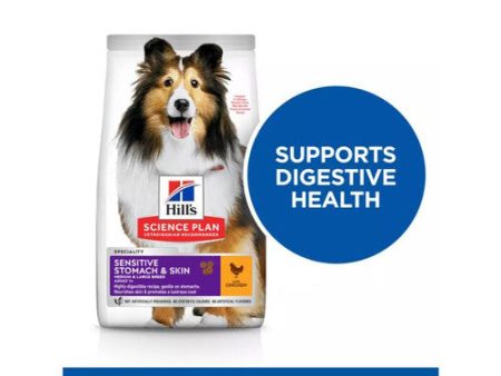 Hill s Science Plan Adult Sensitive Stomach & Skin Medium Dry Dog Chicken 14kg For Cheap