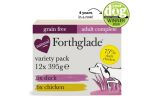 Forthglade Complete Grain Free Adult Duo Variety Duck Chicken 395g 12pk For Sale