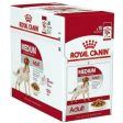 Royal Canin Wet Dog Food Size Health Nutrition Medium Adult in Gravy 10 x 140g Fashion