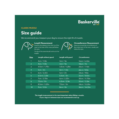 Baskerville Classic Basket Muzzle Size 4 Online now