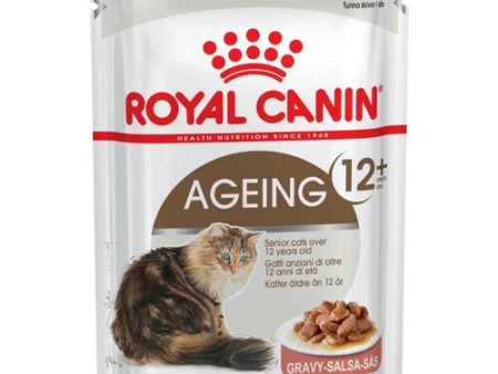 Royal Canin Ageing 12+ Cat Food in Gravy Pouch 12 x 85g For Sale