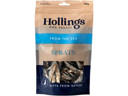 Hollings Fish Sprats Dog Treats 100g Discount