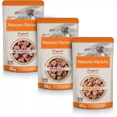 Nature s Variety Original Mini Adult Dog Multipack Pouches 8 x 150g Online Hot Sale