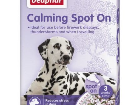 Beaphar Calming Valerian Spot On for Dogs 3 Pipettes Fashion