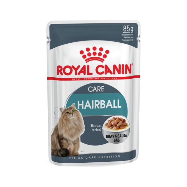 Royal Canin Hairball Care Cat Food in Gravy Pouches 12 x 85g Cheap