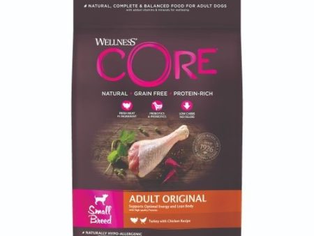 Wellness CORE Original Small Breed Turkey Grain Free Adult Dry Dog Food 5kg Hot on Sale