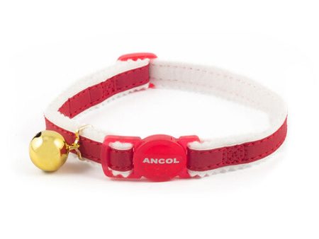 Ancol Safety Reflective Cat Collar Red Supply