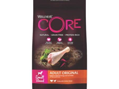 Wellness CORE Original Small Breed Turkey Grain Free Adult Dry Dog Food 1.5kg Cheap