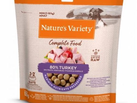 Nature s Variety Complete Freeze Dried Dog Food Turkey 120g Discount