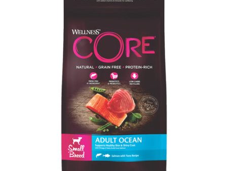 Wellness CORE Small Breed Ocean Fish with Salmon Grain Free Adult Dry Dog Food 1.5kg Supply