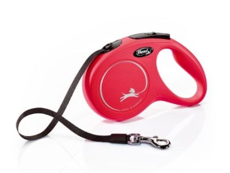 Flexi Medium Retractable Dog Lead Classic Red 5m Online Sale