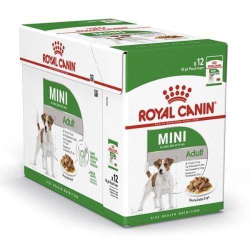 Royal Canin Wet Dog Food Mini Adult Pouch Gravy 12 x 85g Online