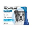 Frontline Spot On Flea Drops for Medium Dogs and Puppies (10-20kg) 3 Pipette Discount