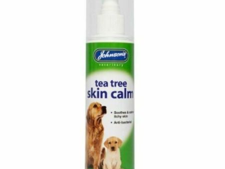 Johnsons Tea Tree Skin Calm Spray Pump for Dogs and Puppies 150ml Supply