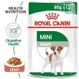 Royal Canin Wet Dog Food Mini Adult Pouch Gravy 12 x 85g Online