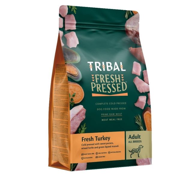 Tribal TLC Grain Free Cold Pressed Turkey Adult Dog Food 2.5kg Sale