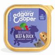 Edgard & Cooper Adult Grain Free Wet Dog Food With Beef & Duck 11 x  150G Online Sale