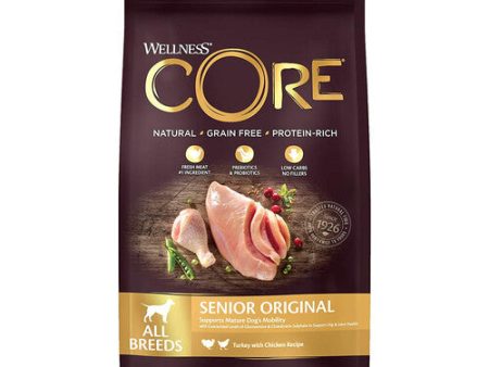 Wellness CORE Senior Chicken and Turkey Grain Free Dry Dog Food 10kg Discount