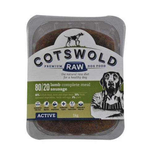 Cotswolds Adult Working Lamb Sausage Active 1kg Cheap