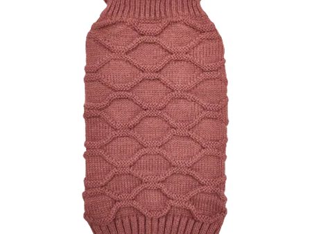 Petstop Dog Jumper - Honeycomb Pink Hot on Sale