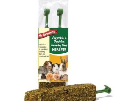 Mr Johnsons Vegetable and Dandelion Crunchy Bars Niblets 2 Pack For Cheap