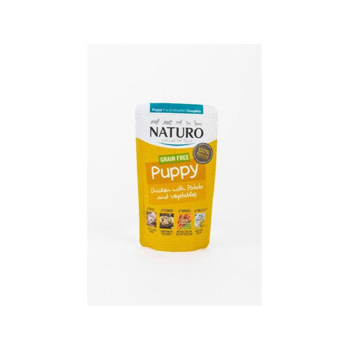 Naturo Puppy GF Dog Food Chicken with Potato & Vegetables 150g x 8 Online now