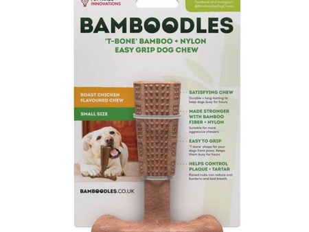 Bamboodles - T Bone Bamboo & Nylon Chew Toy - Chicken Online