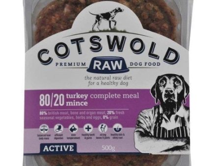 Cotswolds Adult Working Turkey Mince Active 500g Hot on Sale