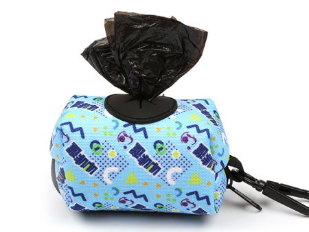 Alice & Co - Poop Bag Holder - Abstract Blue on Sale