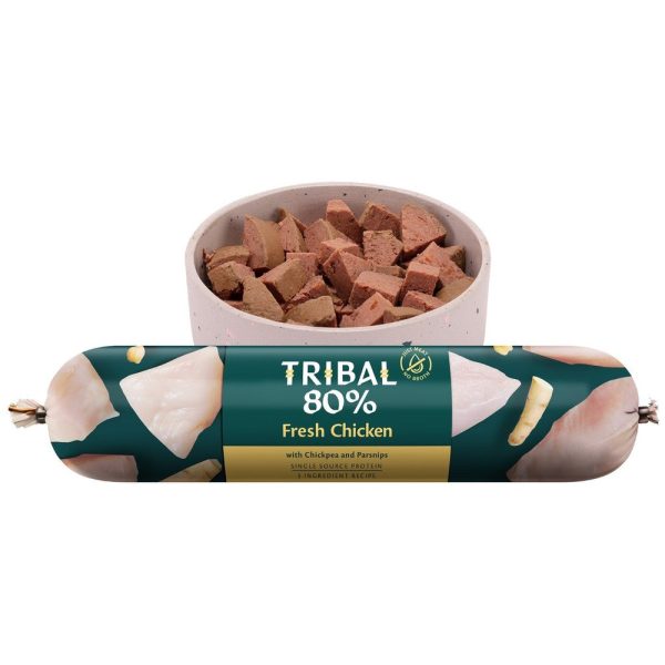 TRIBAL 80% Gourmet Sausage Complete Wet Food Chicken 750g Online Sale