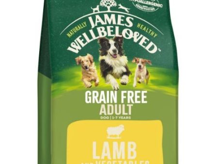 James Wellbeloved Grain Free Lamb and Vegetable Adult Dog Food 10kg Hot on Sale