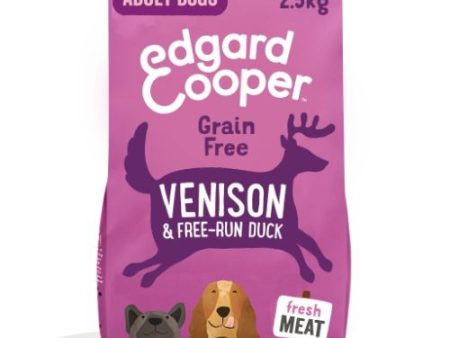 Edgard & Cooper Adult Grain Free Dry Dog Food with Fresh Venison & Free-Run Duck 2.5kg Sale