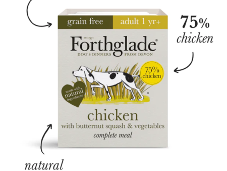 Forthglade Just Chicken with Veg 395g on Sale