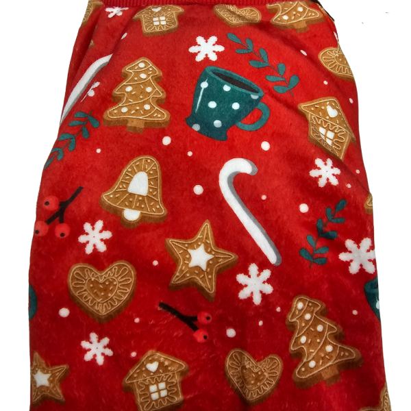 Christmas Dog Pyjamas - Cookies - Red Online