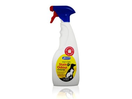 Johnsons Clean  n  Safe Stain & Odour Remover Spray 500ml on Sale