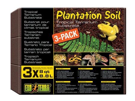 Exo Terra Plantation Soil 3 Pack For Sale