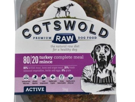 Cotswolds Adult Working Turkey Mince Active 1kg Discount