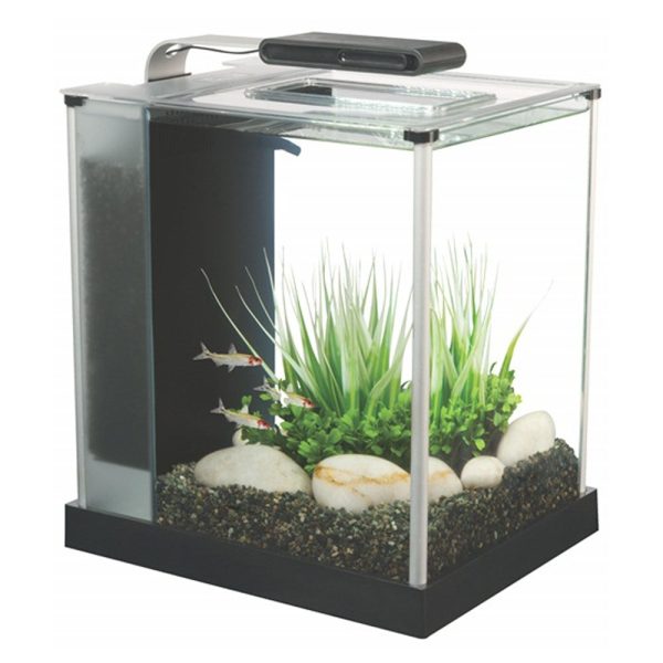 Fluval Spec 10 Litre  Desktop Glass Aquarium- Black Hot on Sale